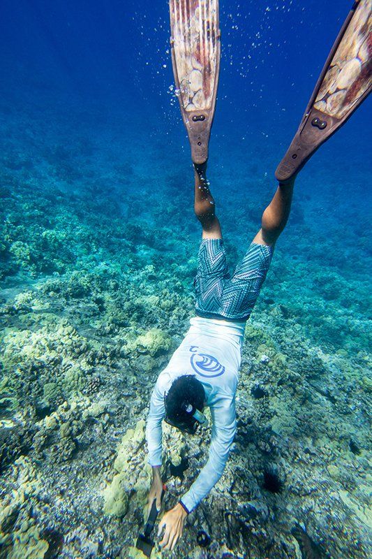Man Doing Snorkeling — Wailuku, HI — Maui Reef Adventures