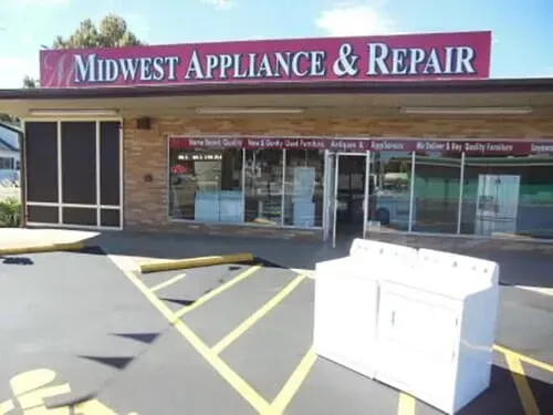 White Washer in Front of A Store — Belleville, IL — Midwest Used Appliance & Repair