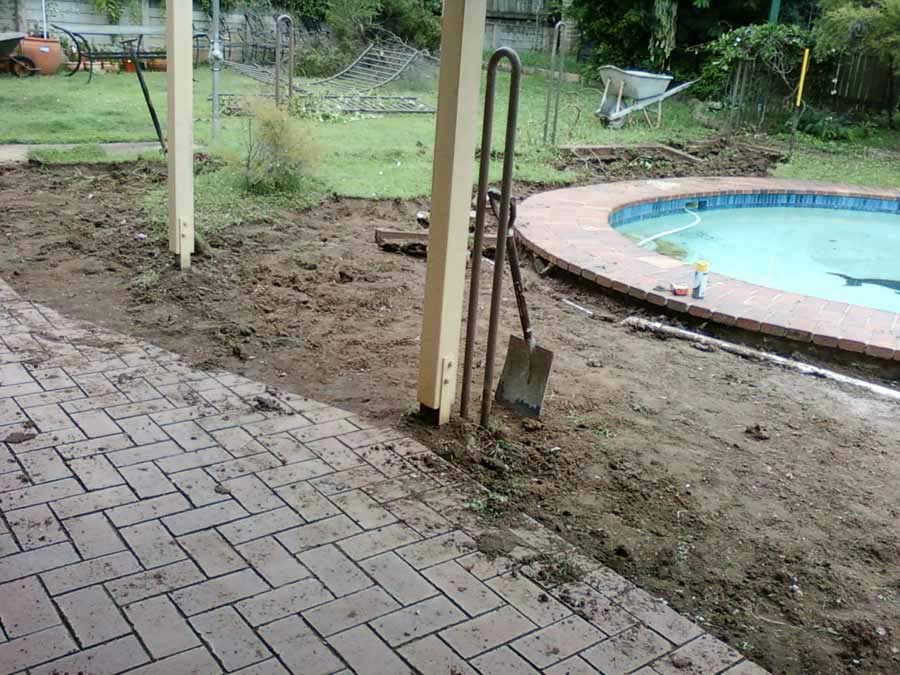 pool patio construction