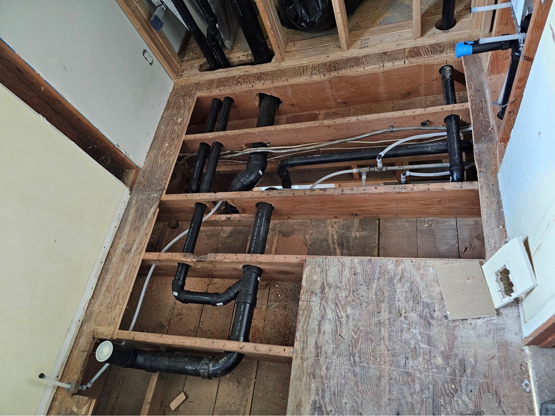 Underfloor Remodel for Bathroom repipe | Dallesport, WA | Just Cuz Plumbing