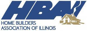 The logo for the home builders association of illinois