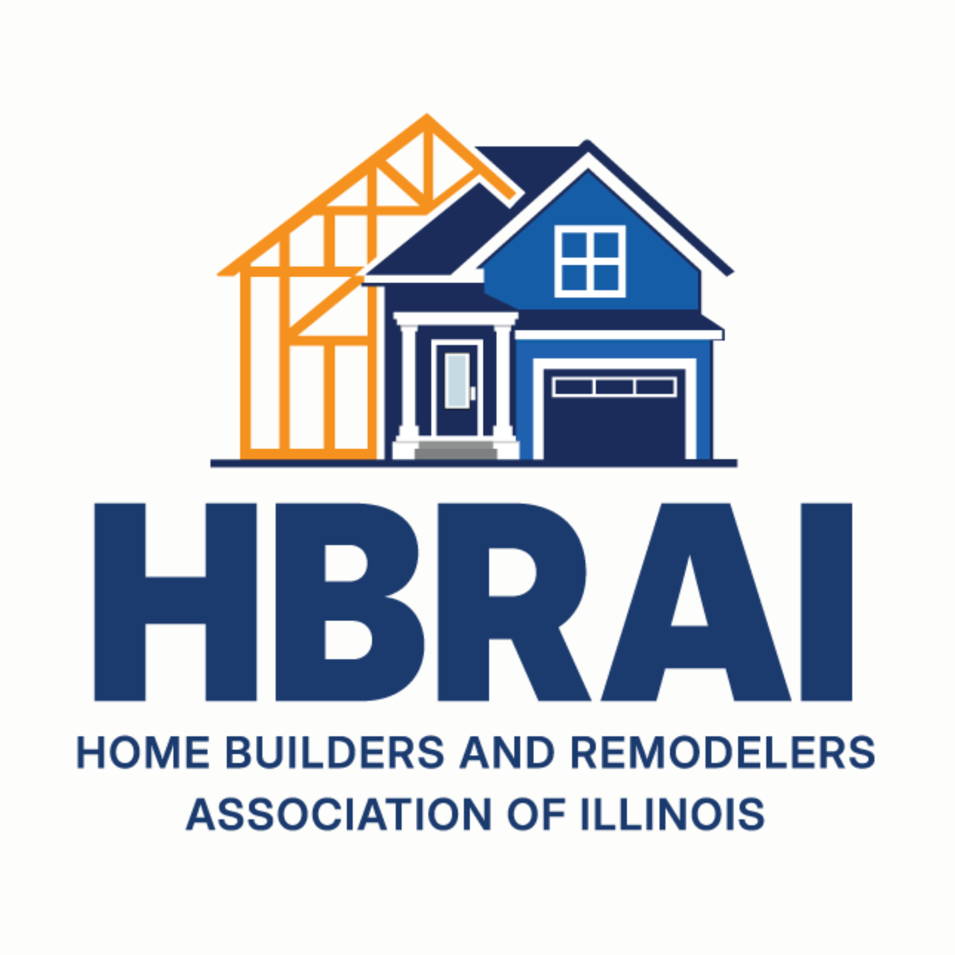 A logo for the home builders association of illinois