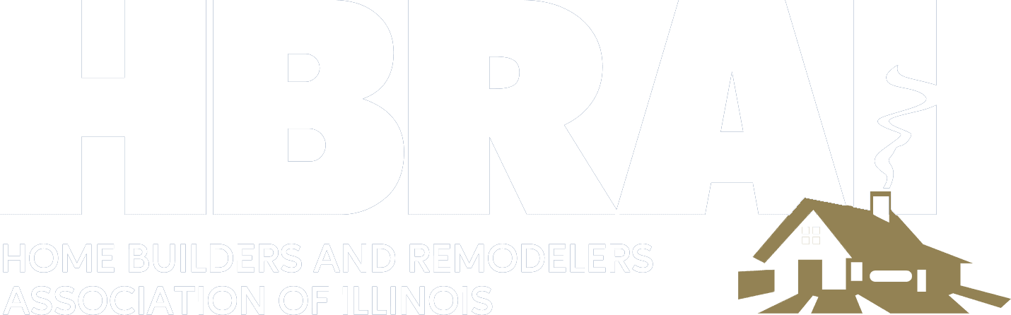 A logo for the home builders association of illinois