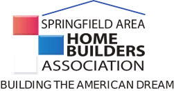 The springfield area home builders association logo is building the american dream.