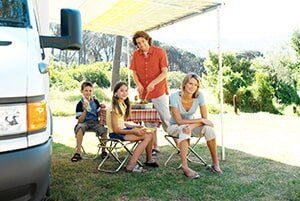 A family using an RV service in San Jose, CA