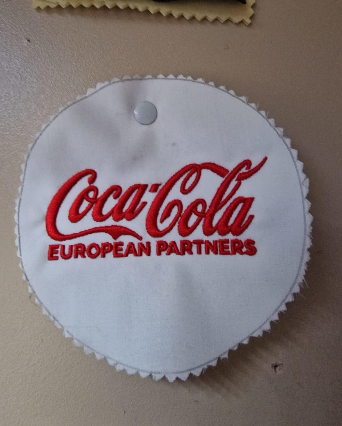Coca Cola Embroidered Logo