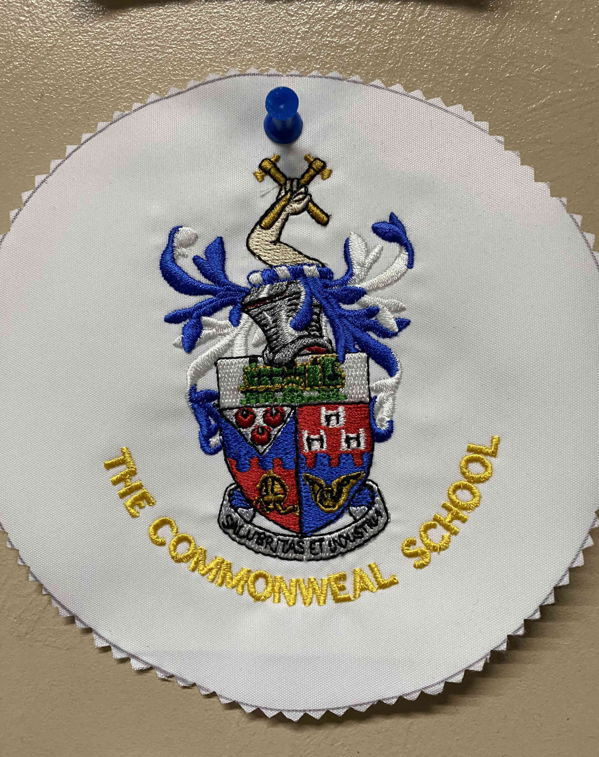 Embroidered patch for