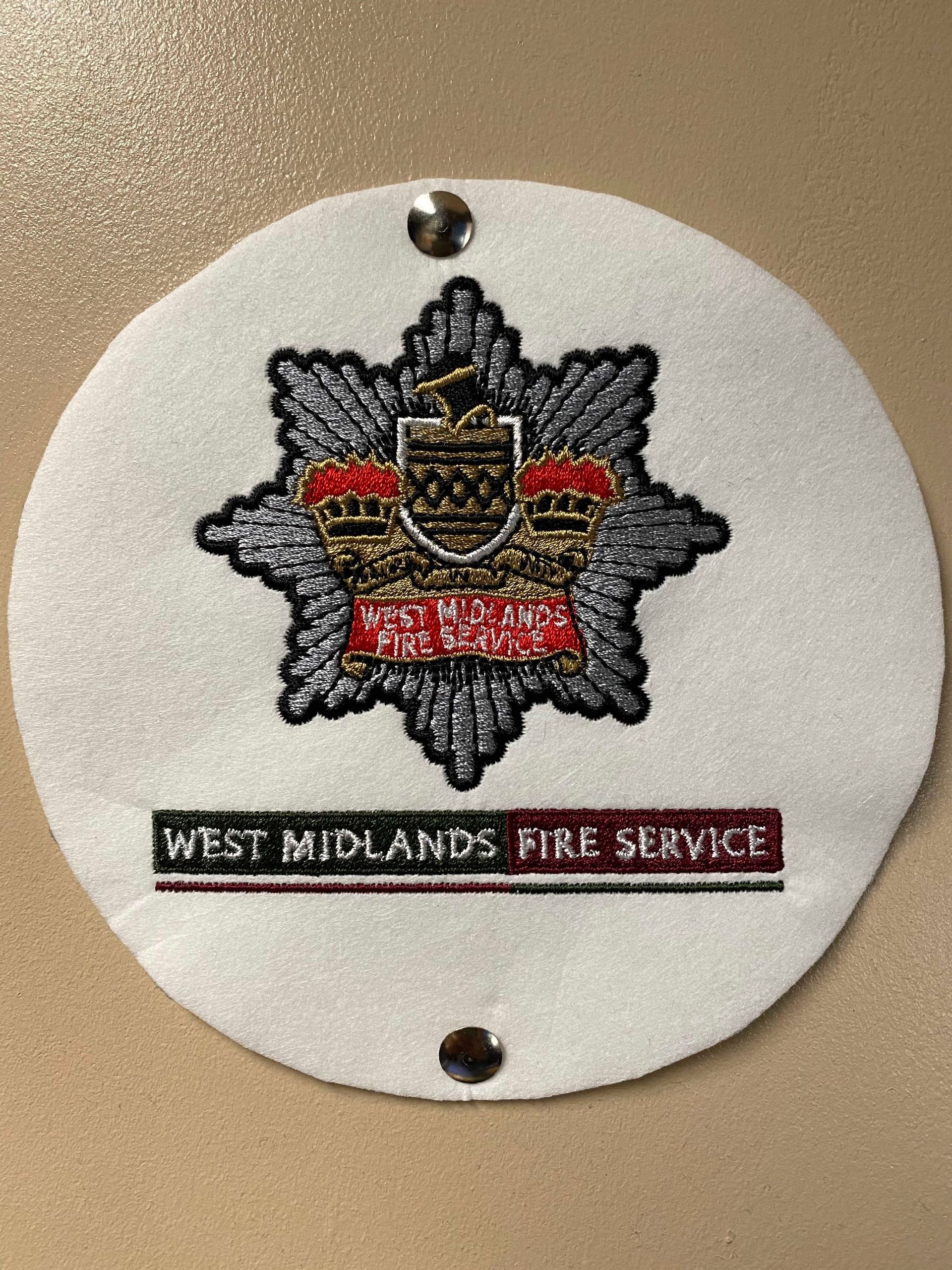 West Midlands Fire Service Embroidered Logo