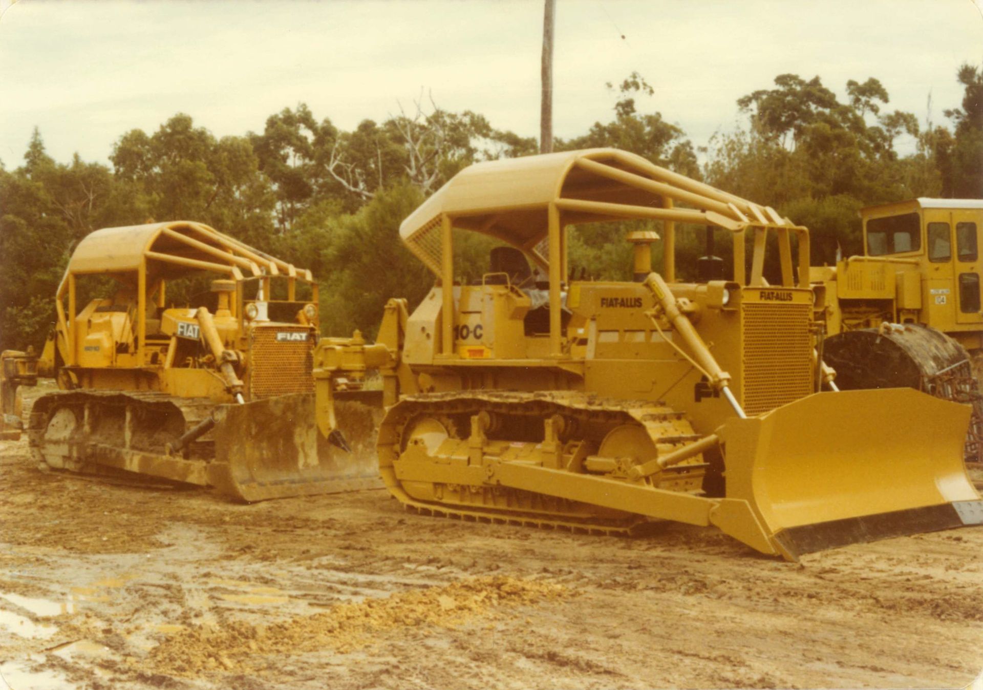 An Old School Image Of Two Flat Dozers  — J & M Bashforth & Sons In Brunswick Heads, NSW