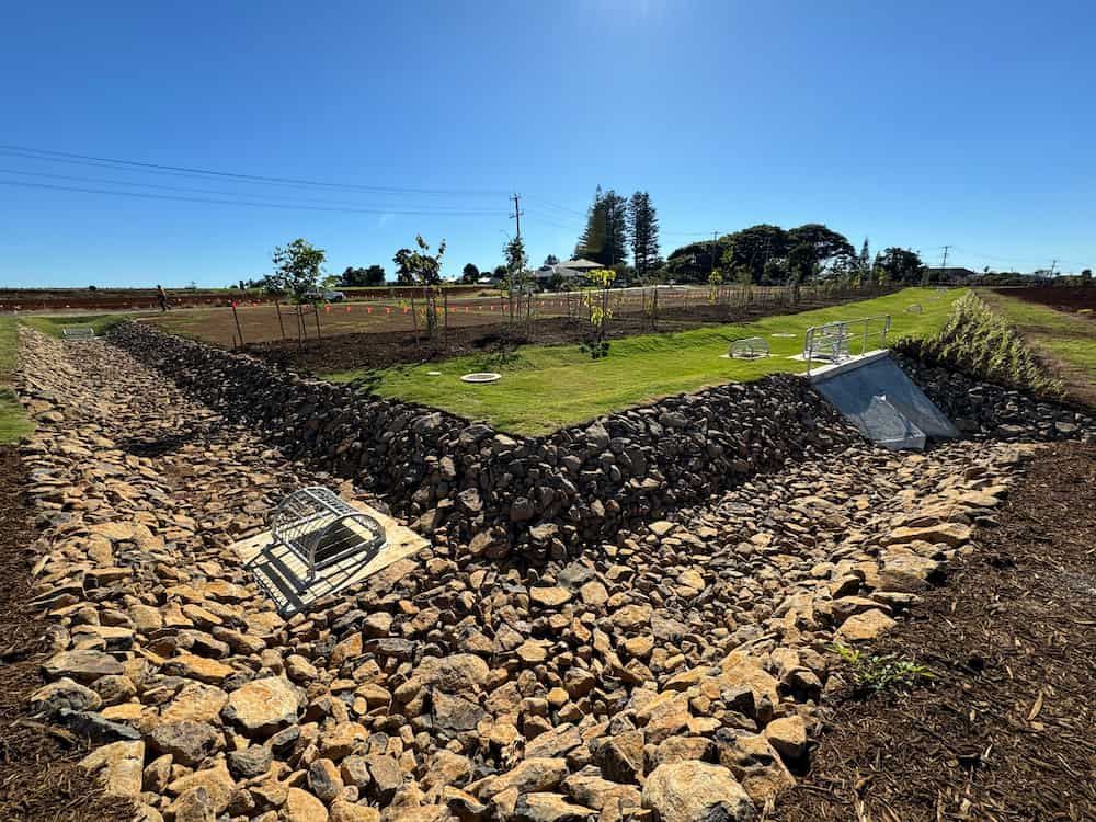 A Rocky Area With A Drain In The Middle Of It — J & M Bashforth & Sons In Brunswick Heads, NSW