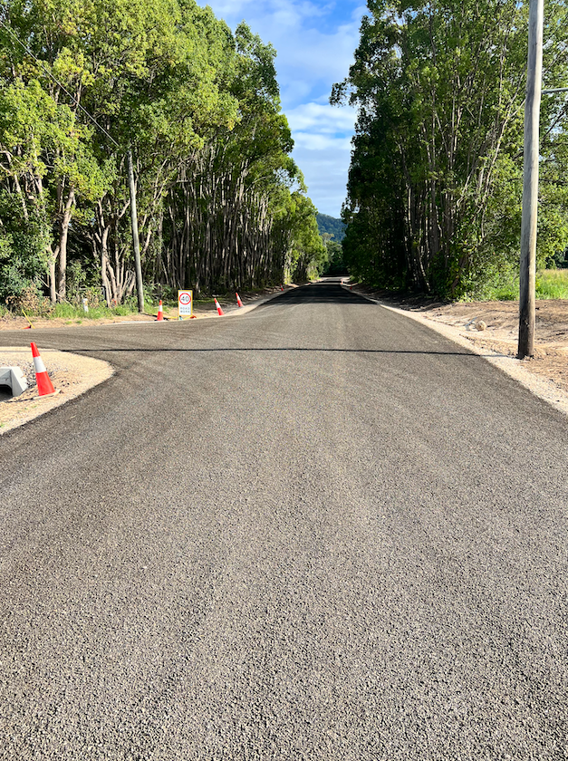 The Sun Is Shining Brightly On The Asphalt Road — J & M Bashforth & Sons In Brunswick Heads, NSW