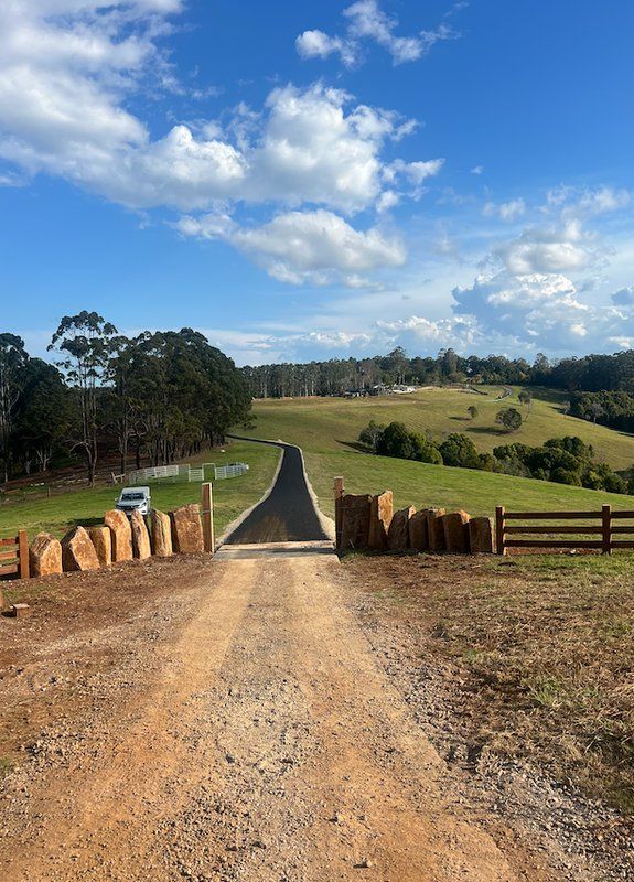 A Dirt Driveway On A Farm With A Gate — J & M Bashforth & Sons In Brunswick Heads, NSW