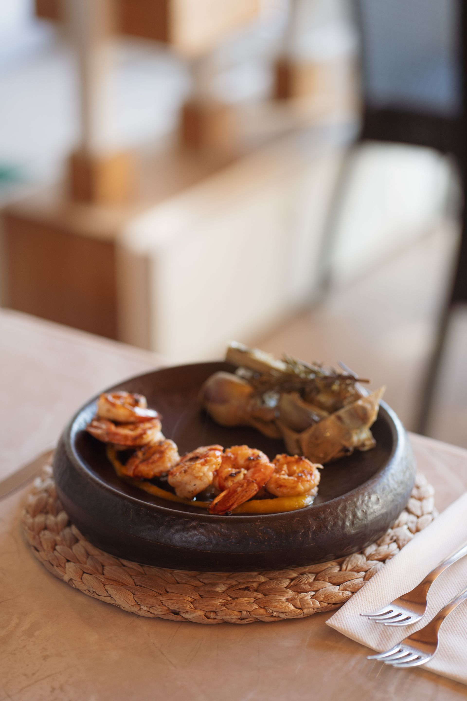 gamberoni alla piastra