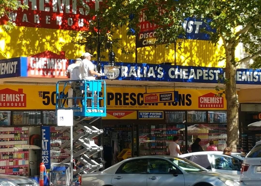 Painting Store Front — Local Painter in Tamworth