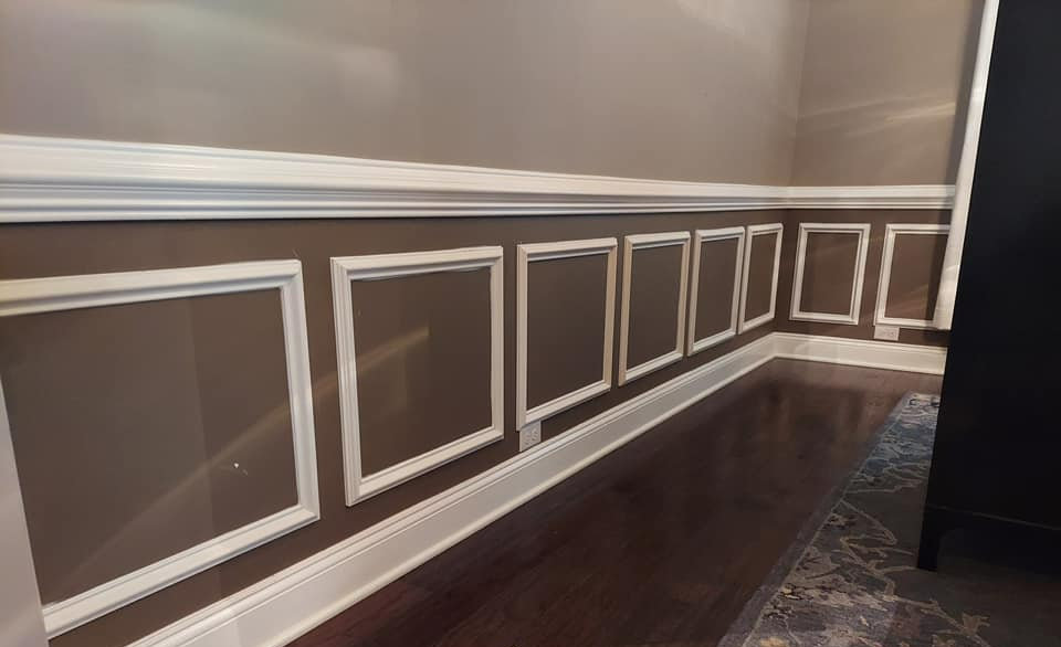 Residential Wainscoting painted by Obringers