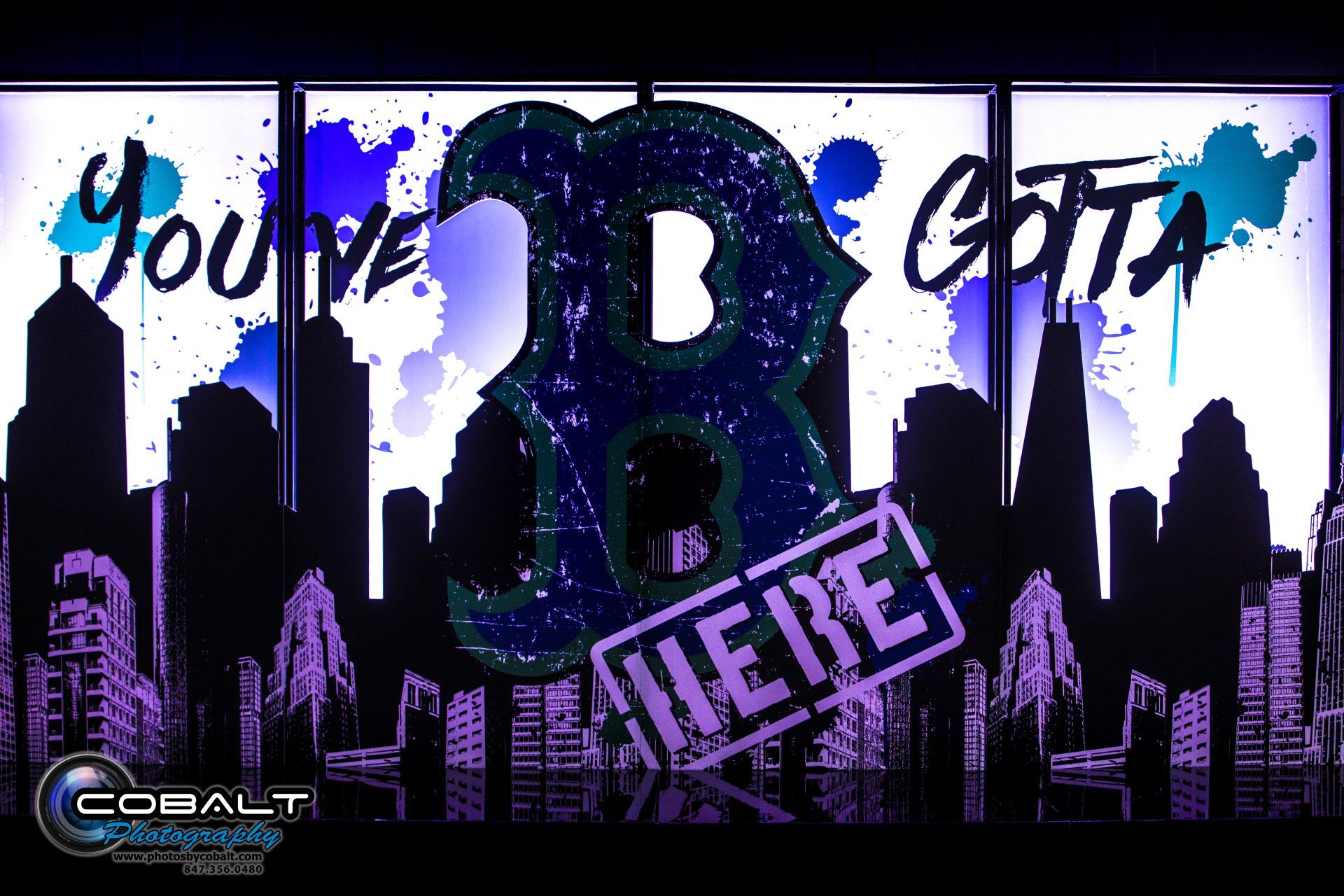 A sign that says you 've gotta b here