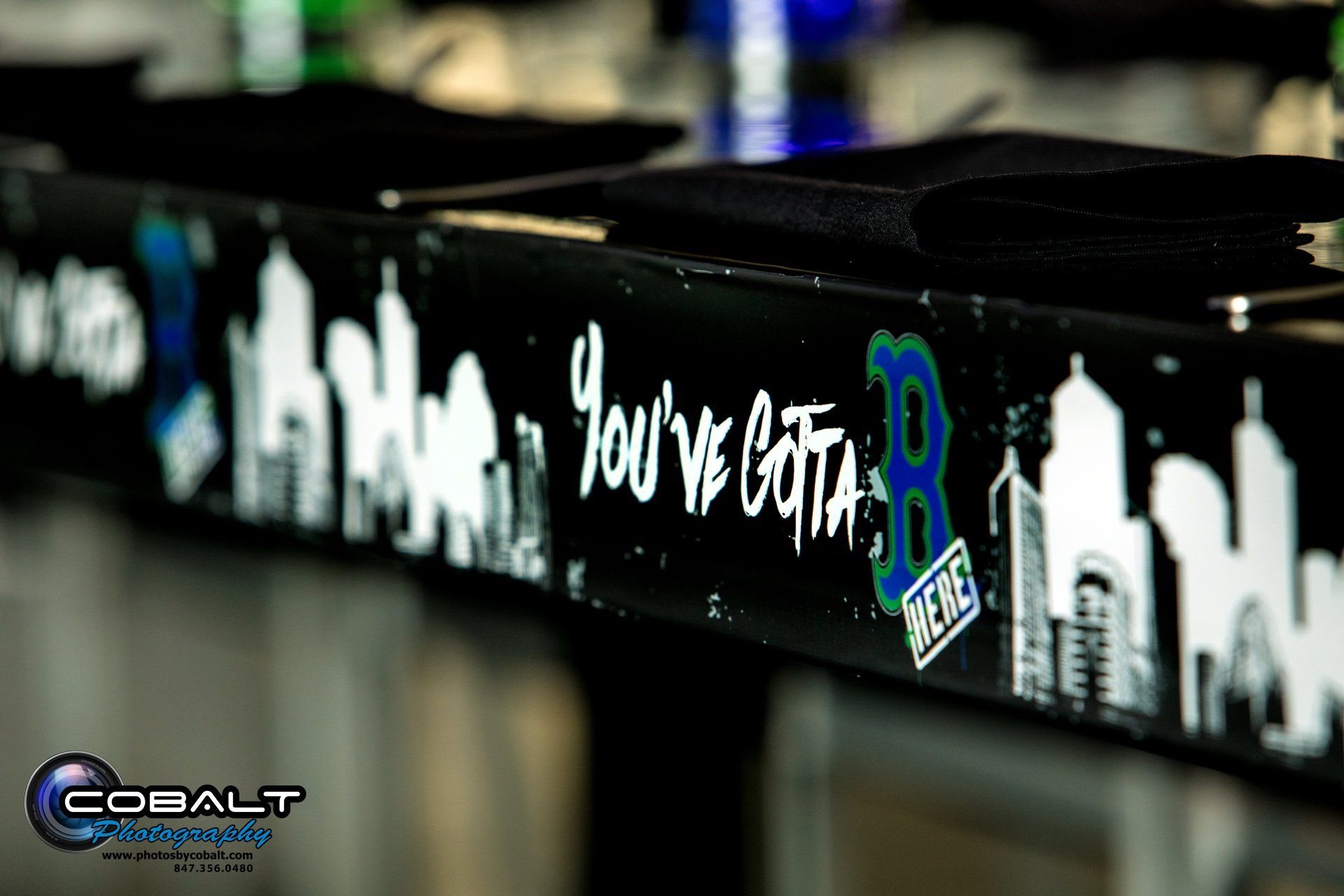 A black table with the words you 've got written on it