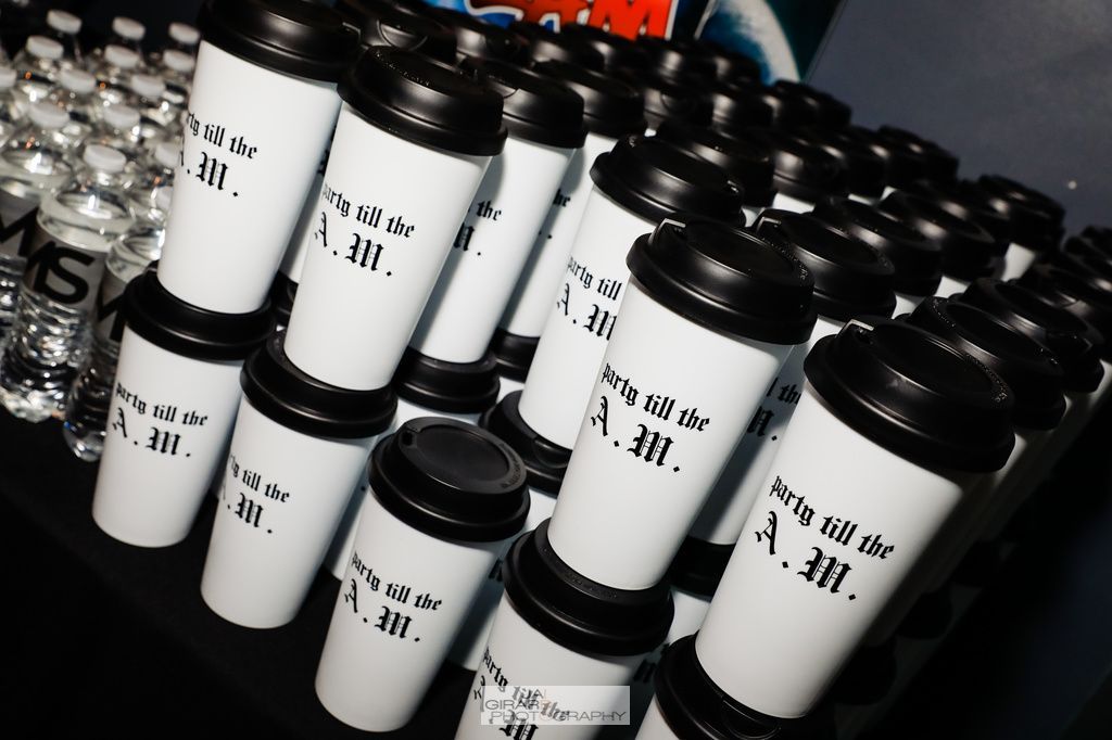 A bunch of coffee cups stacked on top of each other