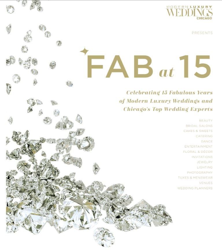A magazine cover that says fab at 15 on it