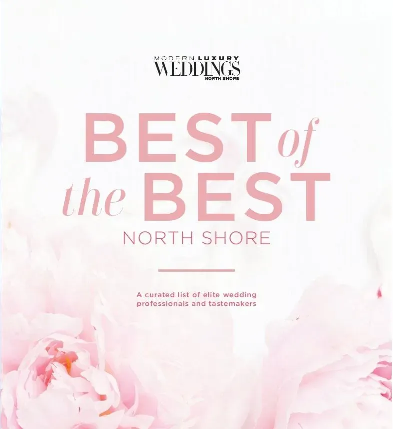 The cover of a book titled best of the best north shore