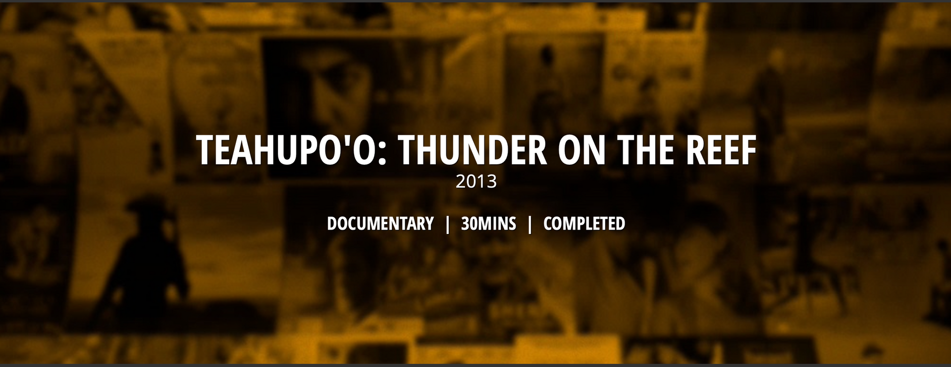 teahupo'o thunder on the reef