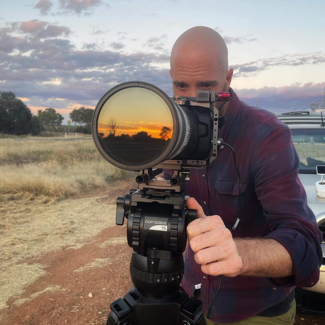 Tom Pawson with Camera