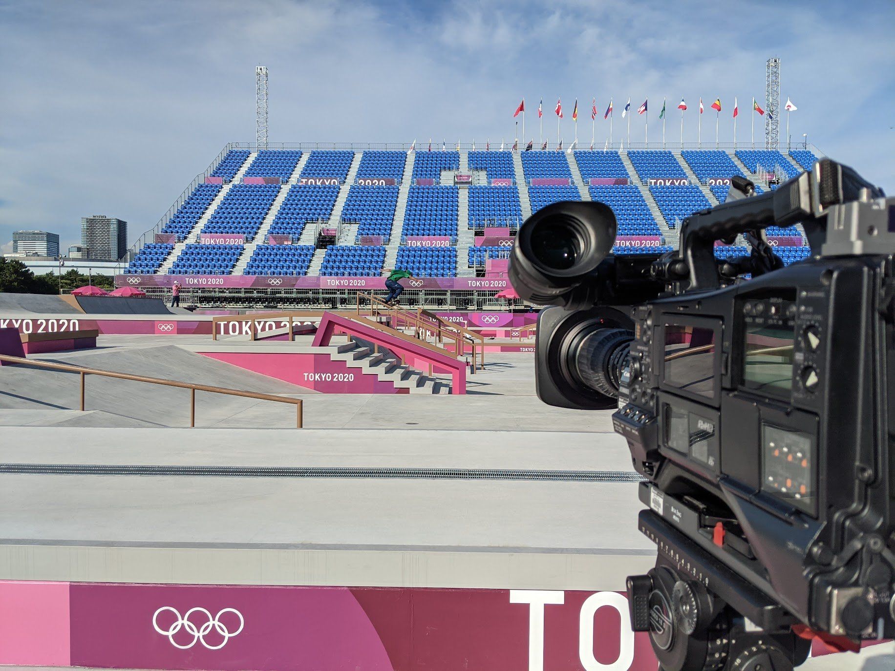 Tokyo Olympics Skate park