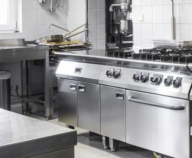 A Stainless Steel Oven With the Door Open in a Kitchen — Commercial Kitchens Direct in Sutherland Shire, NSW