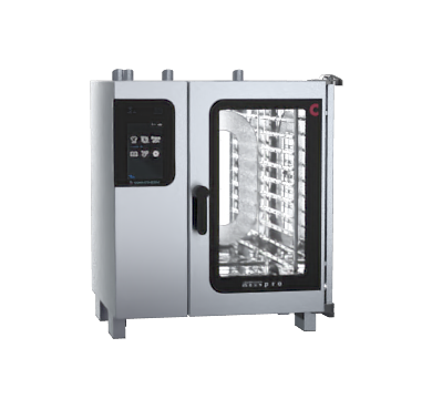 A Stainless Steel Oven with A Glass Door on A White Background — Commercial Kitchens Direct in Unanderra, NSW