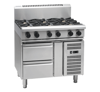 A Stainless Steel Stove Top Oven with Drawers Underneath It — Commercial Kitchens Direct in Unanderra, NSW