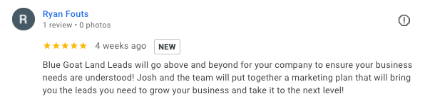 A screenshot of a google review from chris quinn.