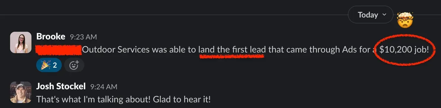 A facebook post that says $ 1.2 mil estimate for clearing a solar farm