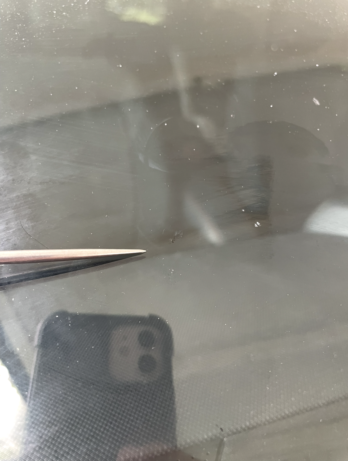 After windshield rock chip repair in Waco, TX