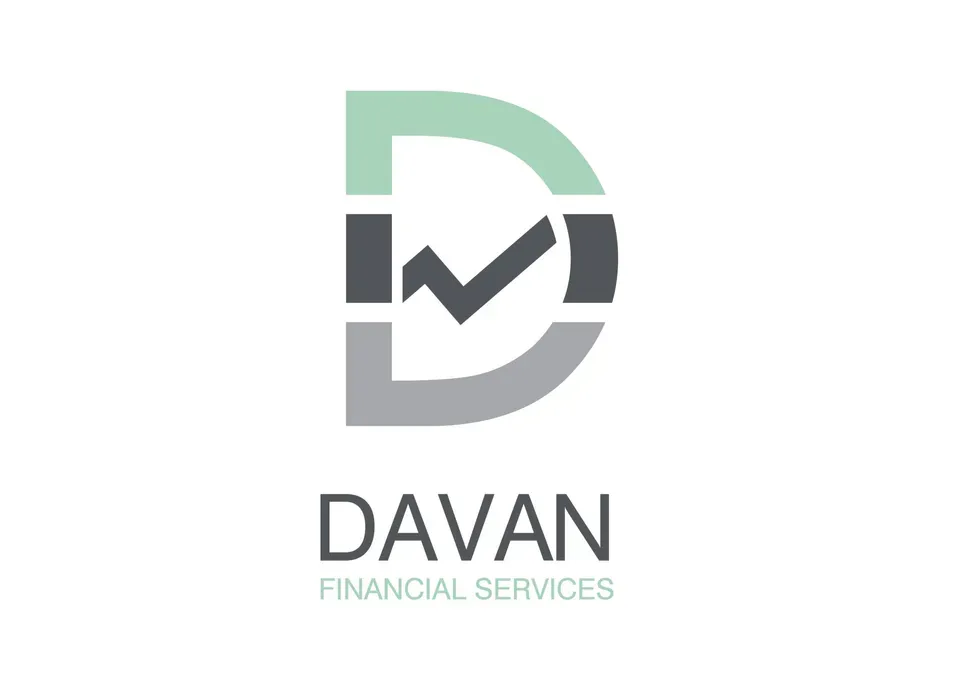 A logo for a company called davan financial services
