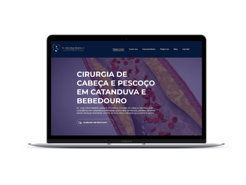 AGÊNCIA PARA CRIAÇÃO DE SITE MÉDICO