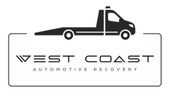 A black and white logo for west coast automotive detailing.