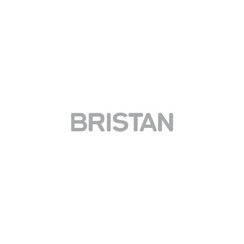The word bristan is on a white background.