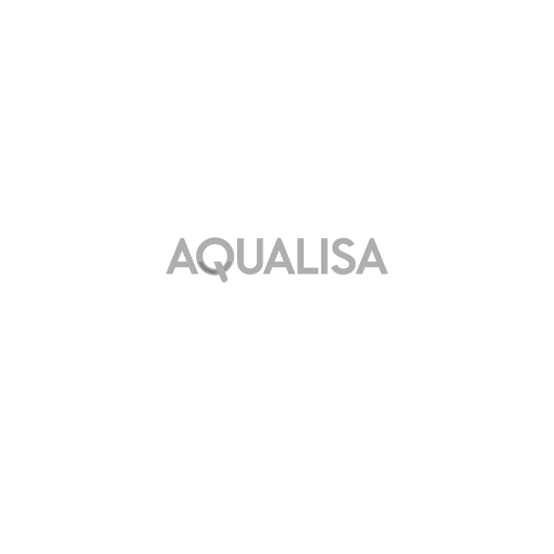 The aqualisa logo is on a white background.