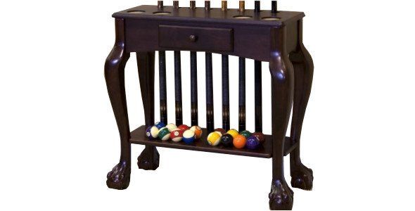 Carved Rack With Drawer — Hicksville, NY — Regal Billiards