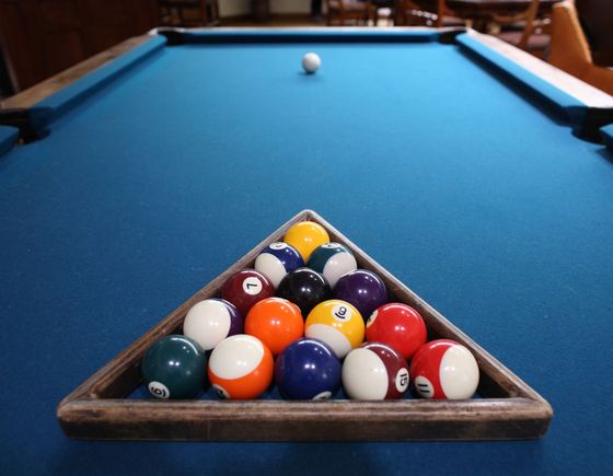 Pool Balls Racked Up — Hicksville, NY — Regal Billiards