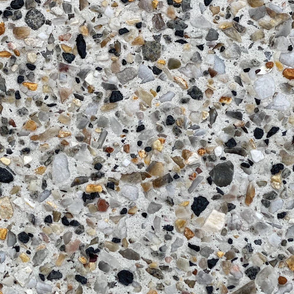 Exposed concrete swatch