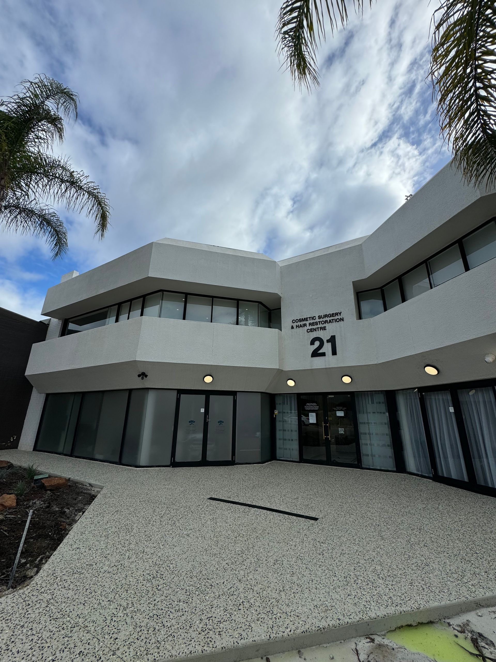 Architectual concrete design to complete commercial design.