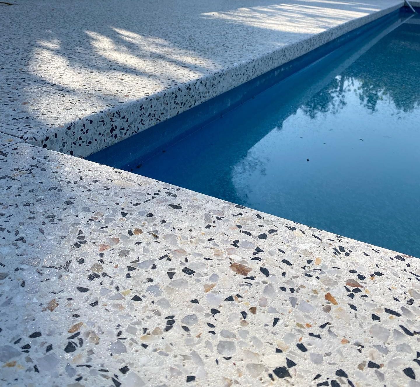 Honed Concrete Pool Surrounds 