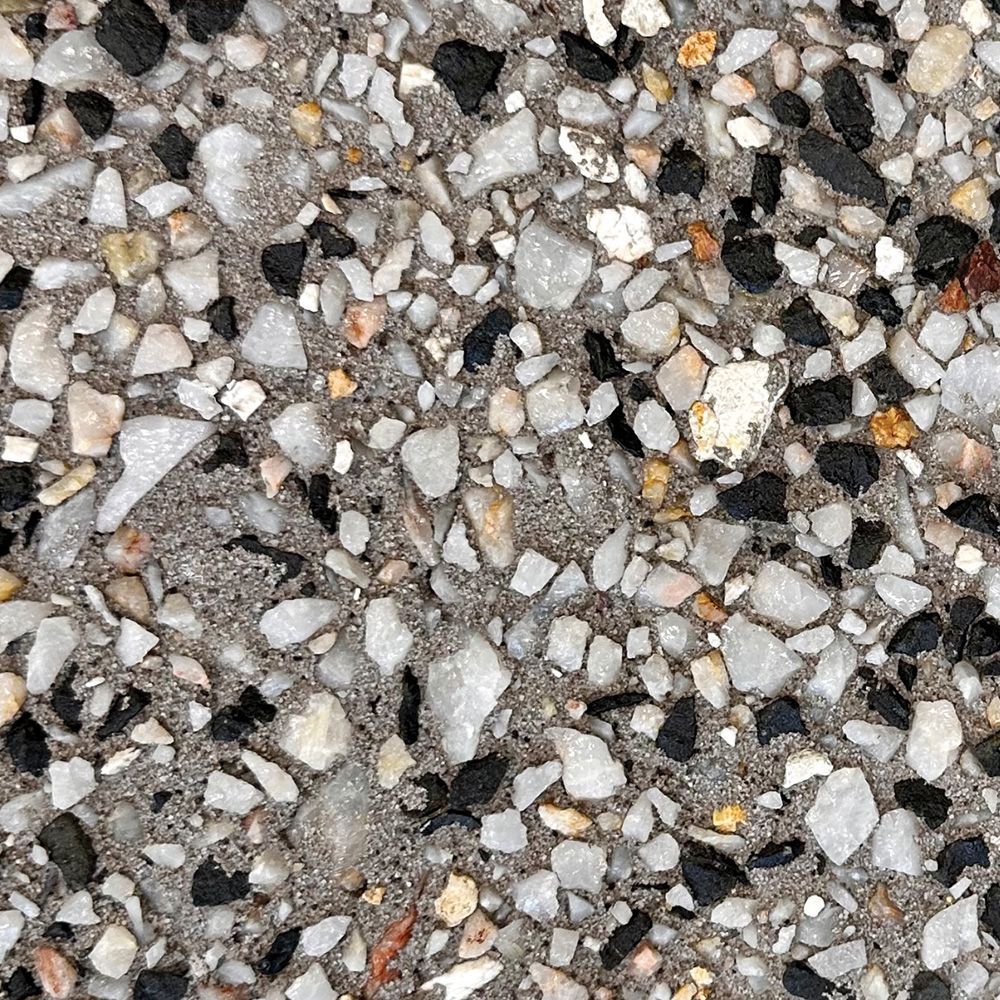 Exposed concrete swatch