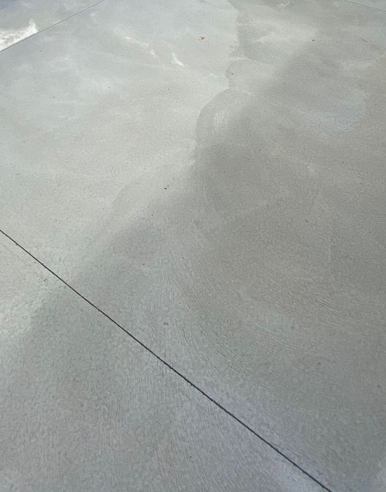 Up close of Standard Grey Concrete Driveway in Perth Northern Suburbs 