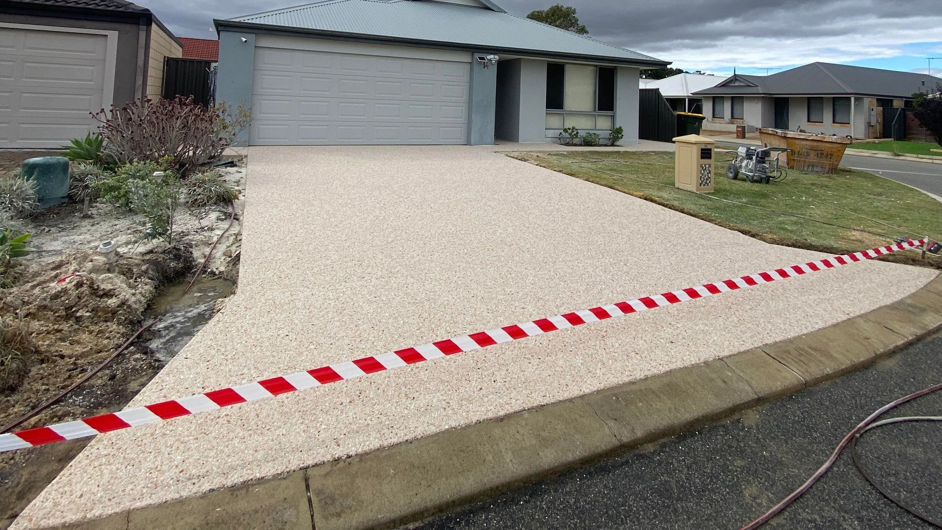 Exposed Aggregate Driveway