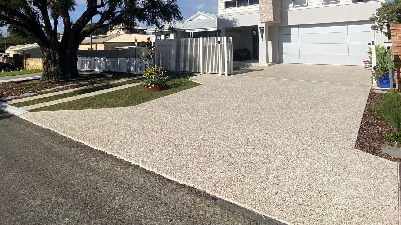 Exposed Aggregate Driveway