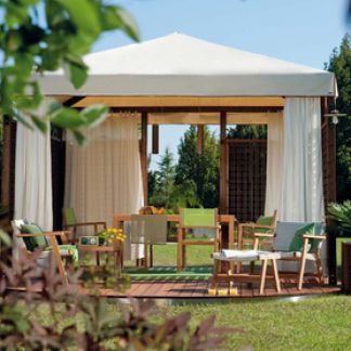 gazebo e ombrelloni da giardino
