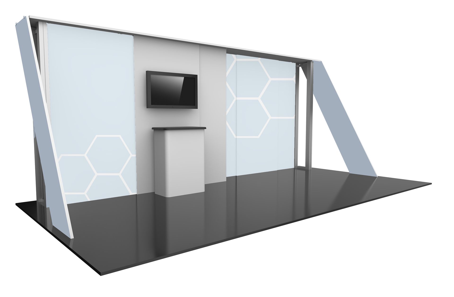 10x20 Trade Show Booth Back Wall