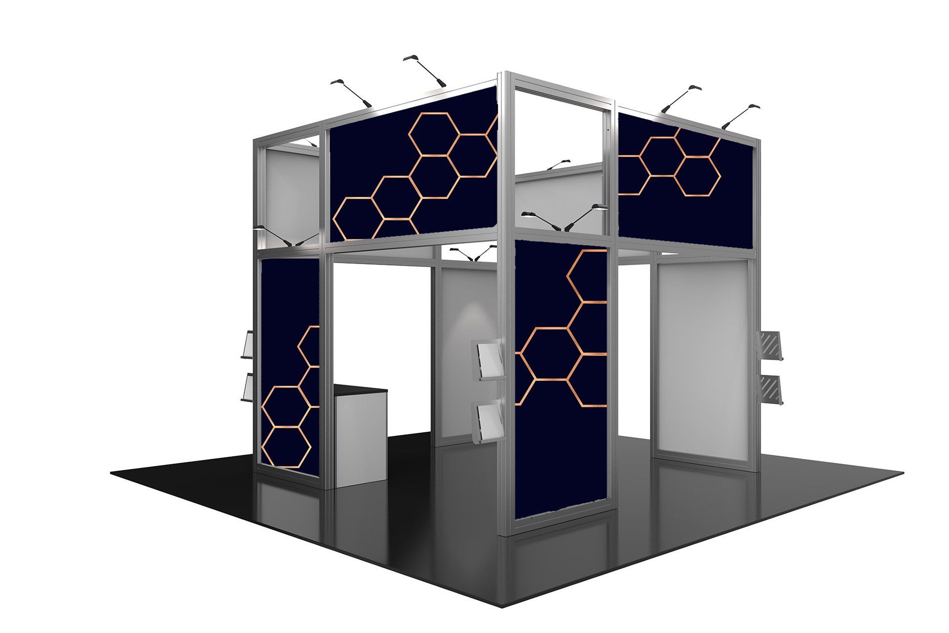 Modular Trade Show Display for a 20x20 Booth